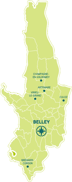 Carte de territoire Bugey Sud