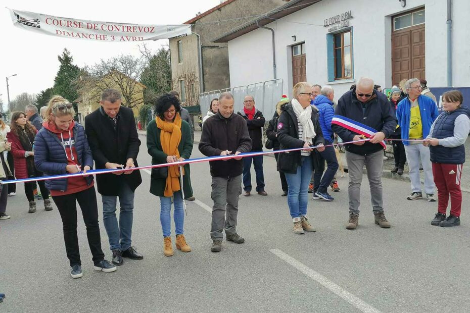 Inauguration de l'espace rando running de Contrevoz
