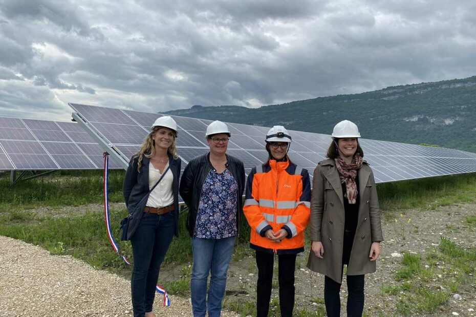 Inauguration du parc photovoltaïque de Virignin