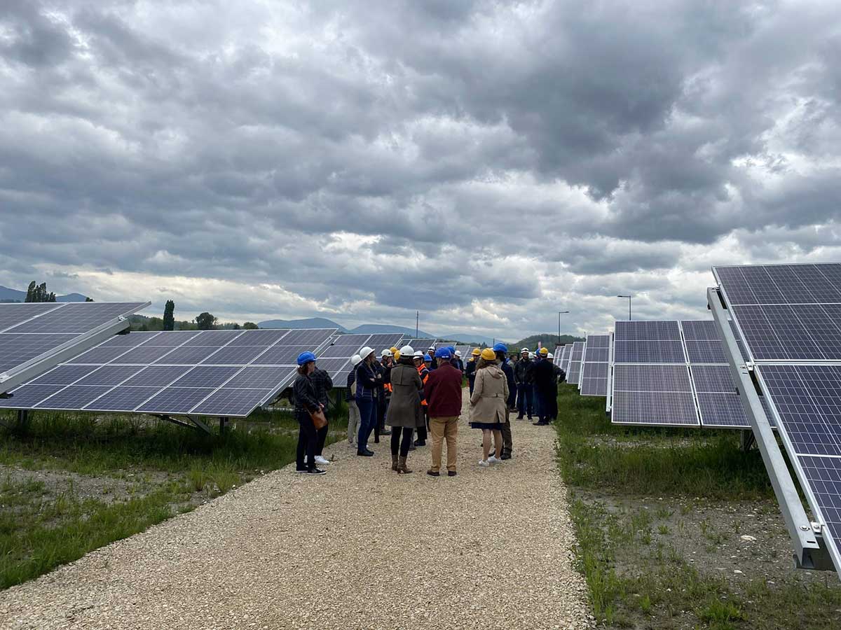 Inauguration du parc photovoltaïque de Virignin