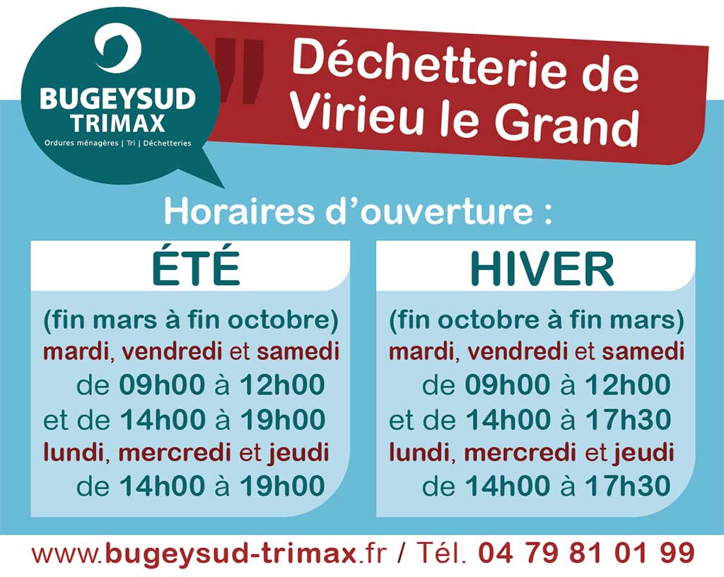 Les déchetteries passent à l'heure d'été