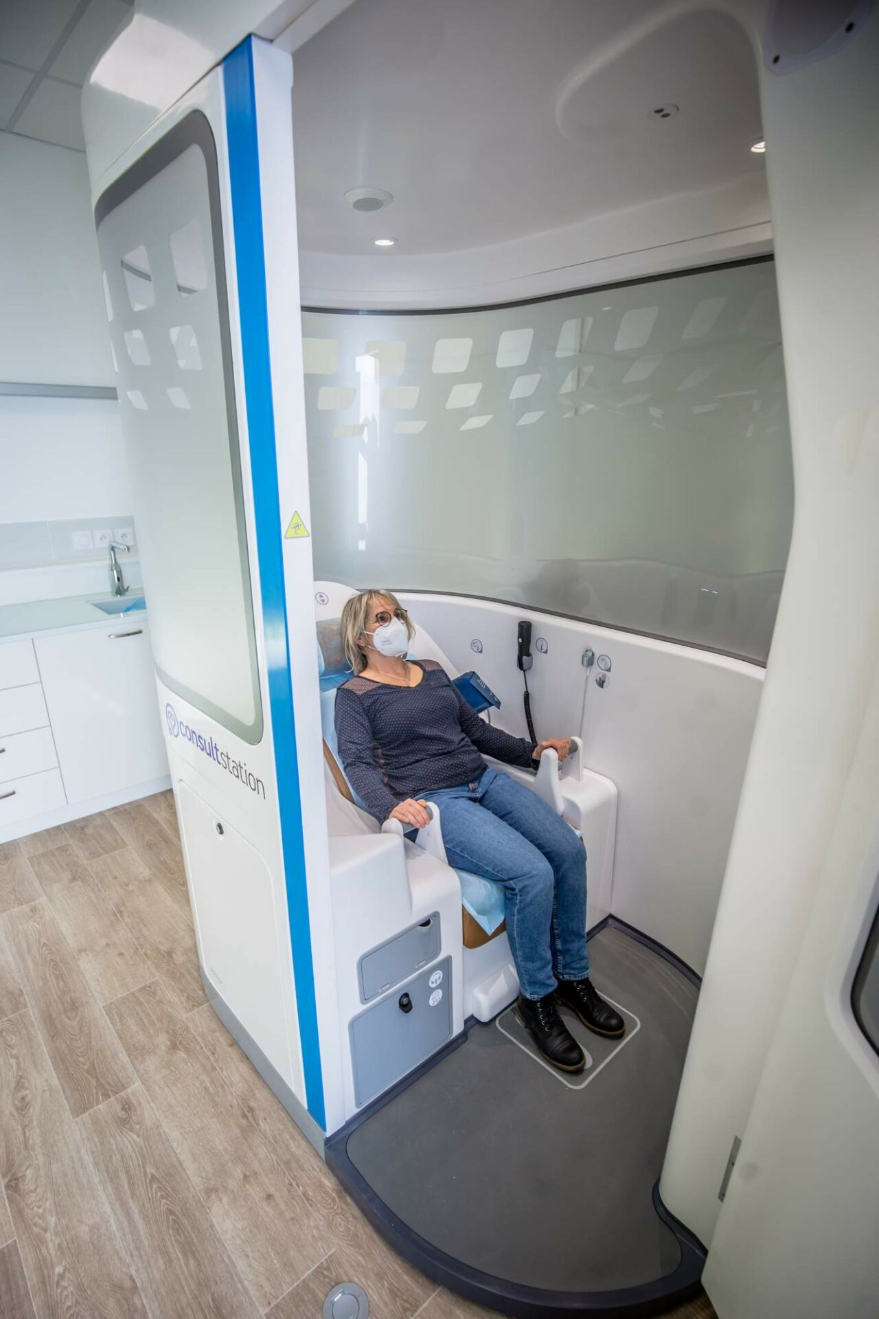 cabine de téléconsultation