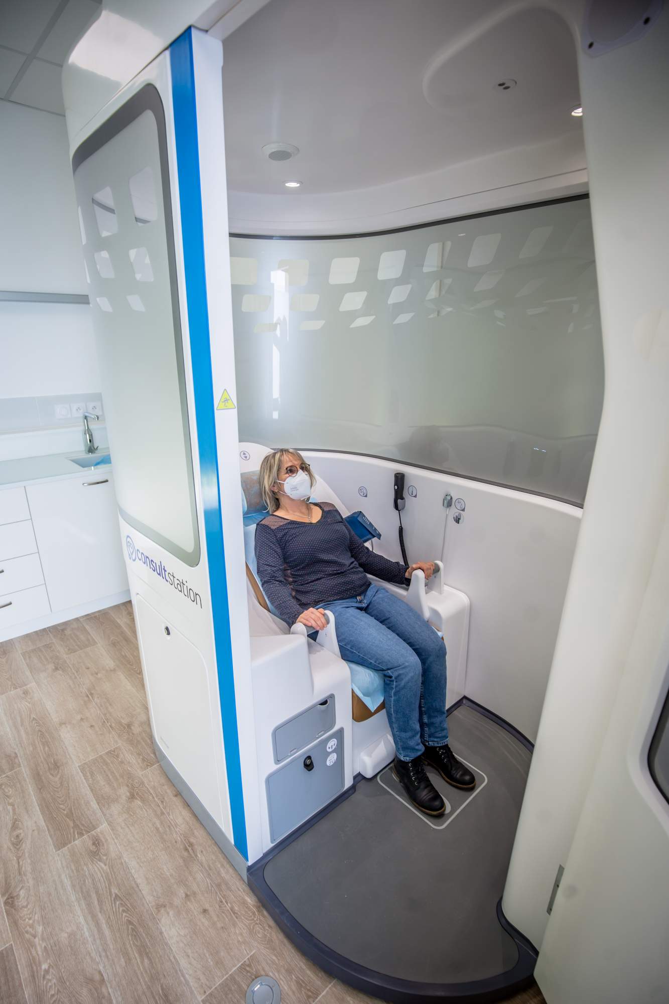 cabine de téléconsultation